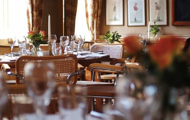 The Woods dining room